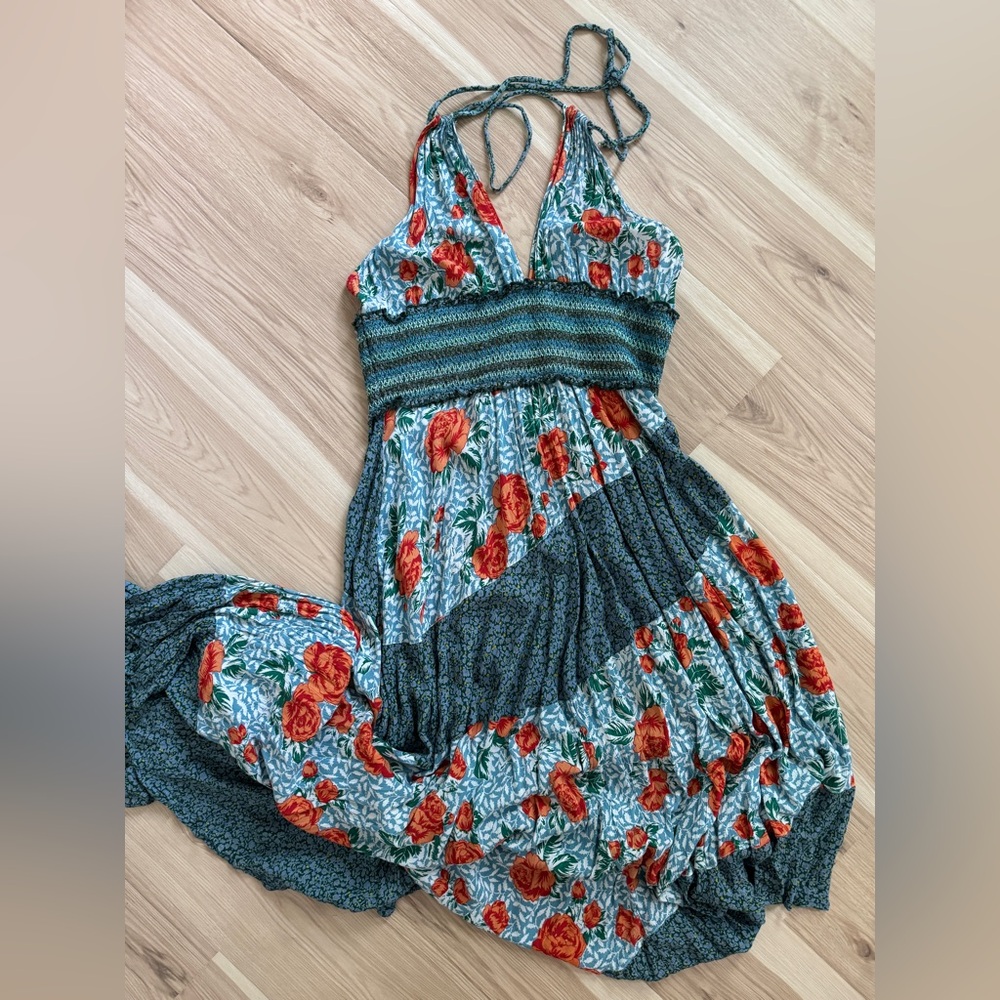 Free People Floral Maxi Dress